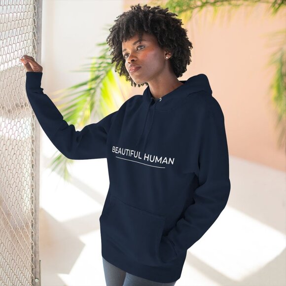 HLH- Beautiful Human All Gender Premium Pullover Hoodie - Picture 4 of 8